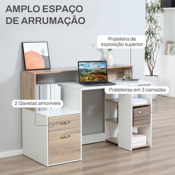 Secretaria de escritório para computador