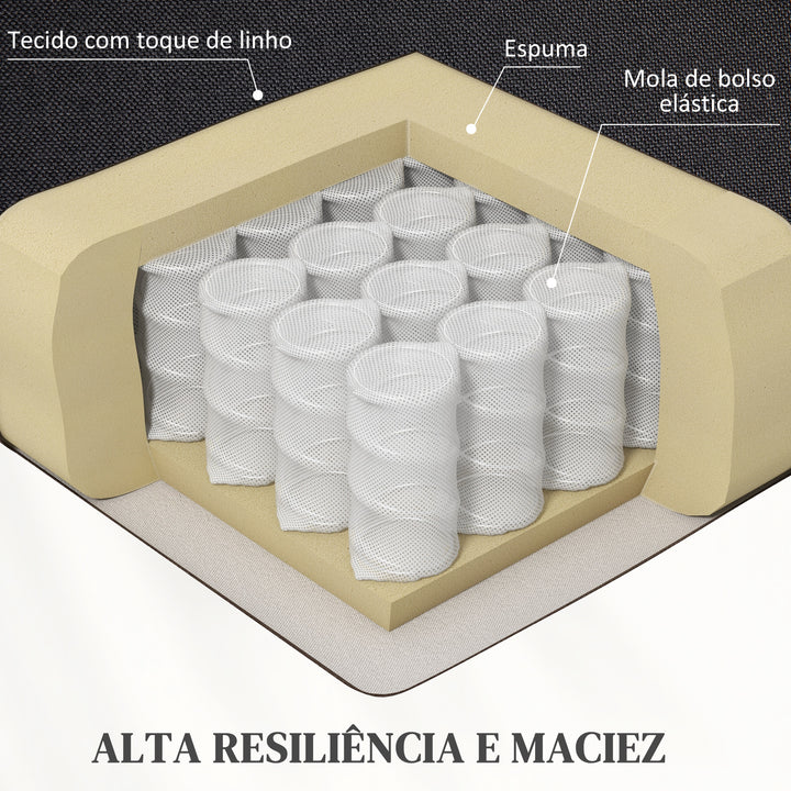 Poltrona Relax Reclinável Elétrica Poltrona Levanta Pessoas com Controlo Remoto e Bolso Lateral Poltrona Elétrica para Sala de Estar Dormitório 66x90x96 cm Preto