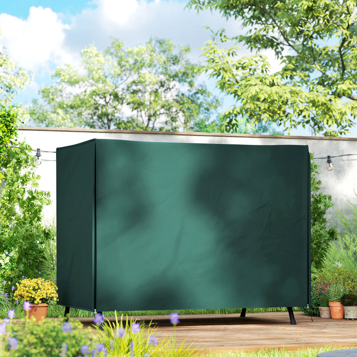 Cobertura do balanço Jardim com zíper Coberta para móveis de exterior 205x124x164cm