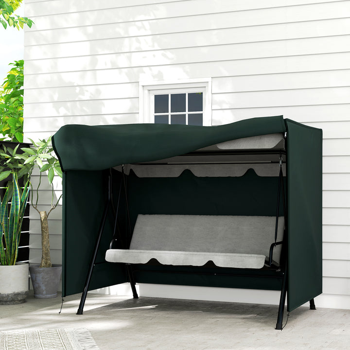 Cobertura do balanço Jardim com zíper Coberta para móveis de exterior 205x124x164cm