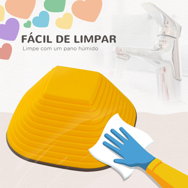 Conjunto de Blocos de Equilíbrio para Crianças Empilhável de 6 Peças Jogo de Equilíbrio para Crianças acima de 3 Anos Antiderrapante para Interior e Exterior Multicor