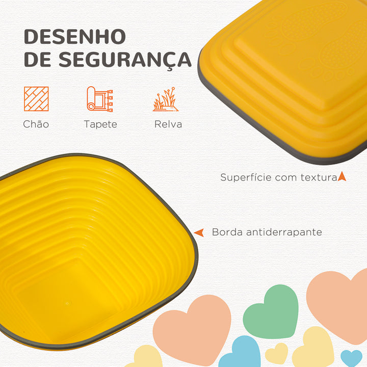 Conjunto de Blocos de Equilíbrio para Crianças Empilhável de 6 Peças Jogo de Equilíbrio para Crianças acima de 3 Anos Antiderrapante para Interior e Exterior Multicor