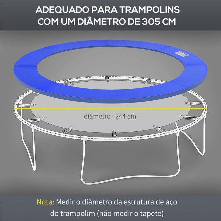 Capa de Proteção para Cama Elástica 305 cm Azul