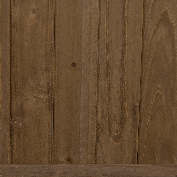 Floreira com Treliça de Madeira Caixa de Plantio com Suporte para Plantas Trepadeiras para Cultivo de Plantas Flores para Pátio Terraço Varanda 90x45x183cm Marrom Escuro