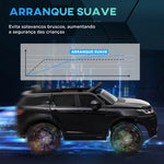 Carro Elétrico para Crianças acima de 3 Anos com Licença Land Rover Discovery Sport Carro Elétrico Infantil com Bateria 12V Controlo Remoto Faróis Buzina e Música 106x65,5x51 cm Preto