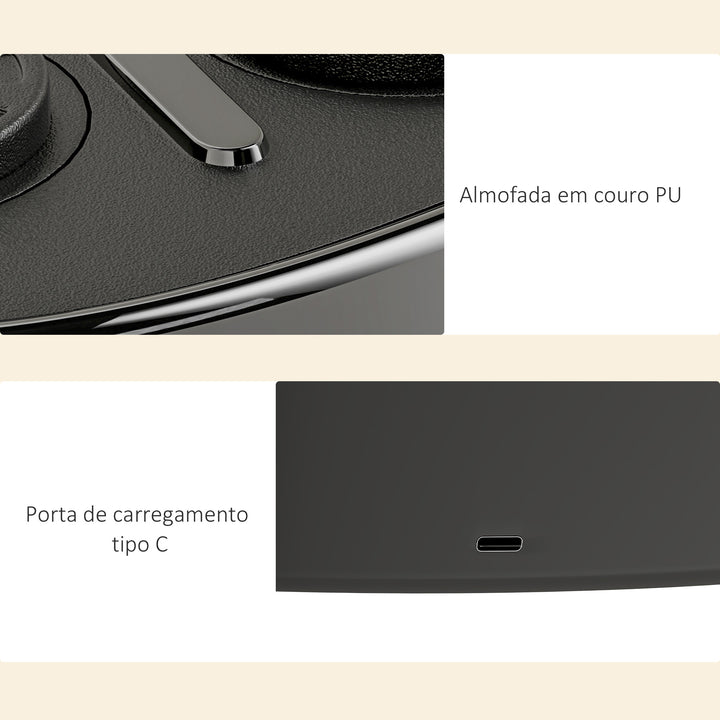 Máquina de Boxe Musical com 9 Modos de Velocidade Luvas e Conexão Bluetooth Boxe Musical de Parede com Luzes LED para Adultos e Crianças em Casa Escritório Ginásio 41,8x44,6x7,5 cm Preto