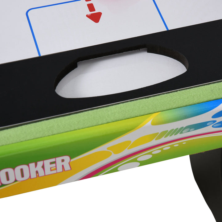 Mesa de vários jogos projeto 4 em 1 pebolin Hóquei Bilhar ping - pong 86.5x43.5x64 cm