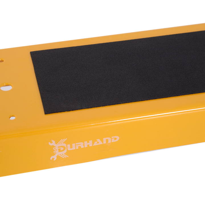 Cavalete de Serra com Patas Dobráveis Cavalete Metálico 2 Peças com Asa Tapete Antiderrapante Máx. 250kg Aço