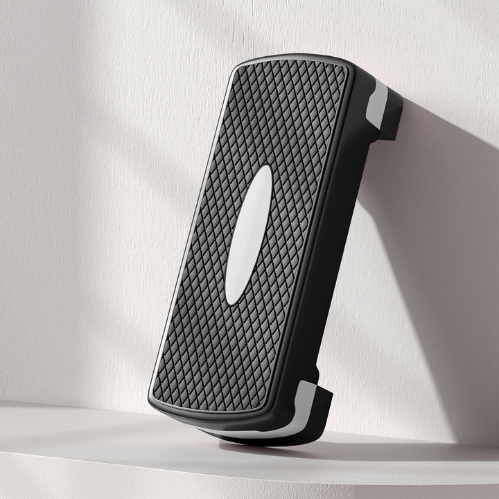 Tábua plataforma Step para Desporto com Altura Regulável a 2 níveis de carga 150 KG 68x29 cm