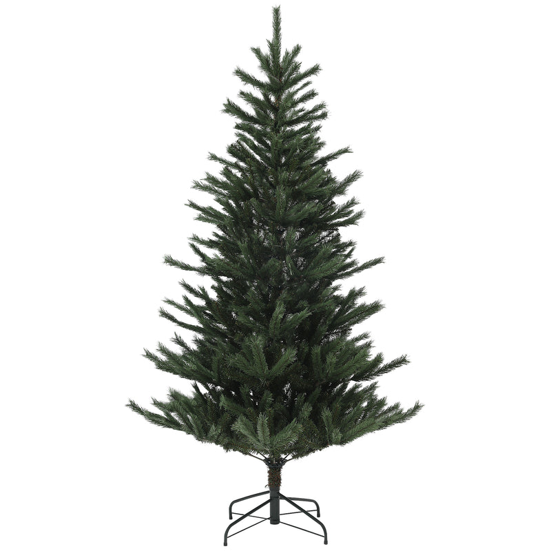 Árvore de Natal 210 cm Árvore de Natal Artificial com 793 Ramo e Suporte de Aço Árvore de Natal para Sala de Estar Interior Verde