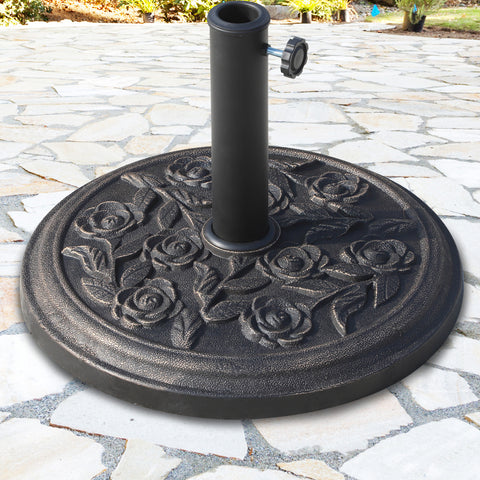 Base de guarda-sol Resina Bronze F 45,5 x 34 cm