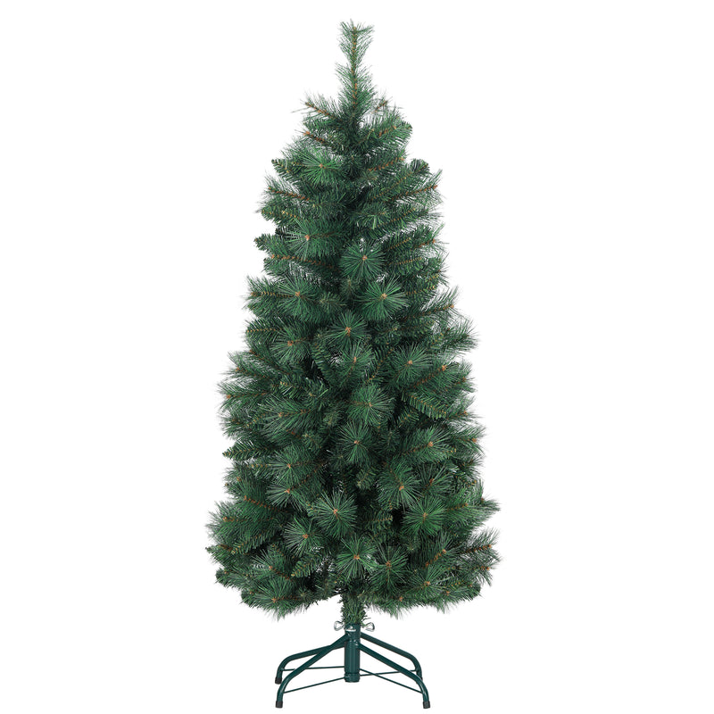 Árvore de Natal 150 cm Árvore de Natal Artificial com 354 Ramos e Suporte de Metal Árvore de Natal para Sala Interior Verde