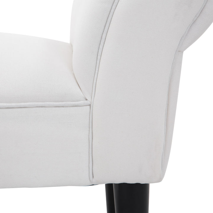 Banco para Pé de Cama Banco estofado com braços Banco de madeira para quarto sala de estar 102x31x51cm Carga 130kg Branco