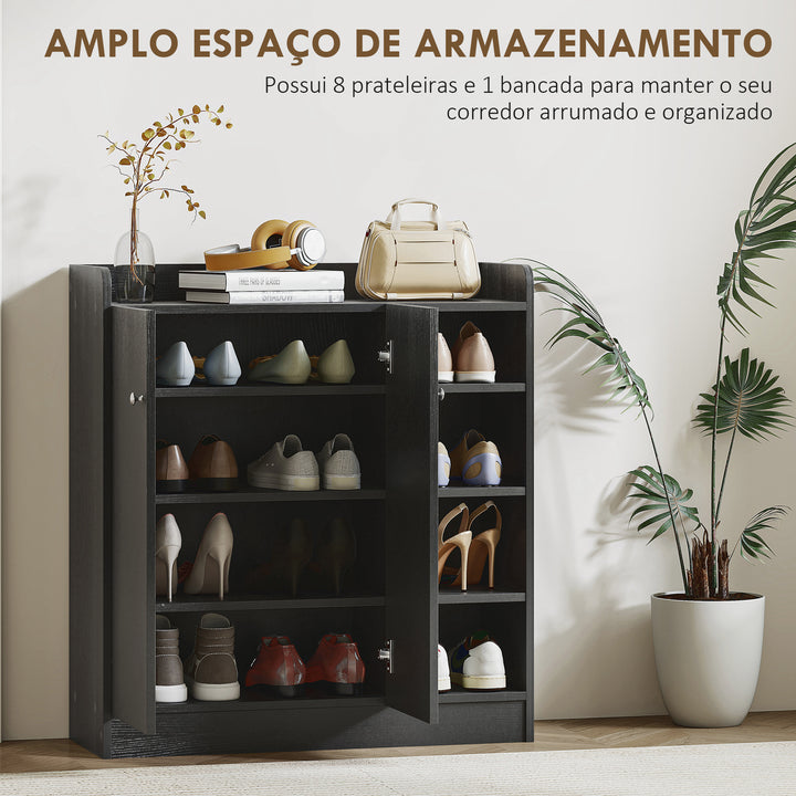 Sapateira/Armário Preto