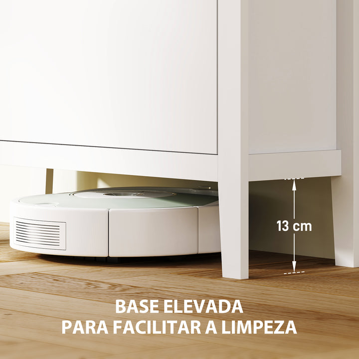 Sapateira Estreita Móvel Sapateira para Entrada com 2 Gavetas Abatíveis Prateleiras Ajustáveis e Puxadores em PU para 14 Pares de Sapatos para Corredor 80x24x95,5 cm Branco