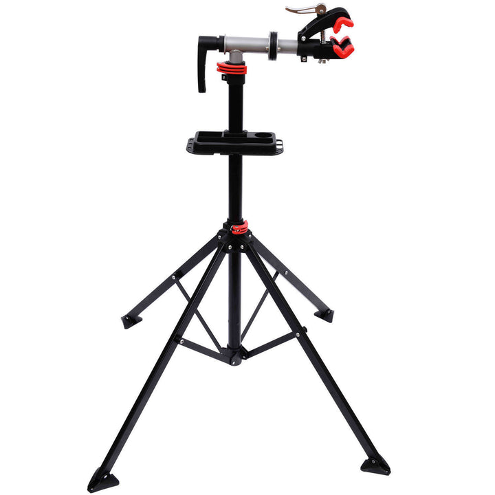 Suporte Tipo Cavalete para Reparação de Bicicletas - Tubo PP + aço Q195 - 65,5x50x109-180 cm