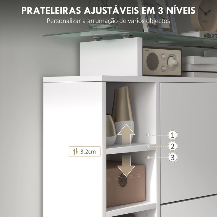 Sapateiro Moderno Sapateiro de Entrada Hall com Gavetas Basculantes, Prateleiras Ajustáveis e Prateleiras Abertas para 12 Pares de Sapatos Sapateiro Estreito para Corredor 89x25x92 cm Branco