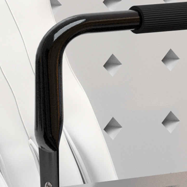 Caixa de Ferramentas de Aço Dobrável com 5 Compartimentos Mala de Ferramentas com Pega para Oficina e Casa 45x20x34,5 cm Preto