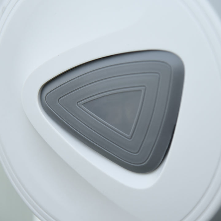 Carretel retrátil com mangueira de ar comprimido para compressor suporte giratório 180 ° Cinza 43x25x35 cm