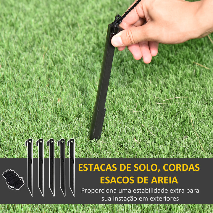Pai Natal Inflável Decoração de Natal Com LED Soprador de Luz 150 × 60 × 240cm