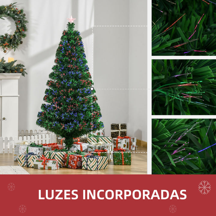 Árvore de Natal Verde F 60 x 150 cm + Luzes LED