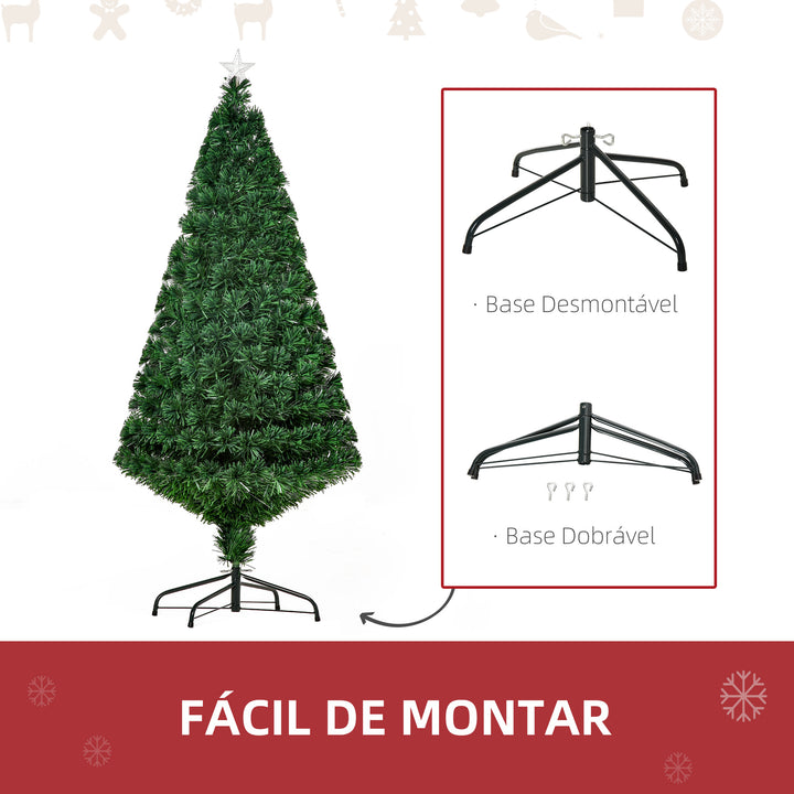 Árvore de Natal Verde F 60 x 150 cm + Luzes LED