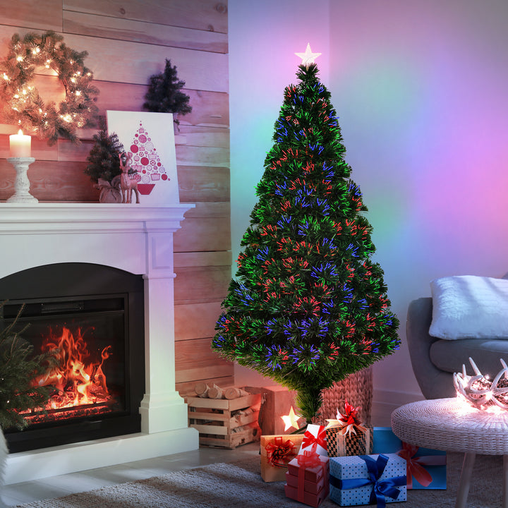Árvore de Natal Verde F 60 x 150 cm + Luzes LED