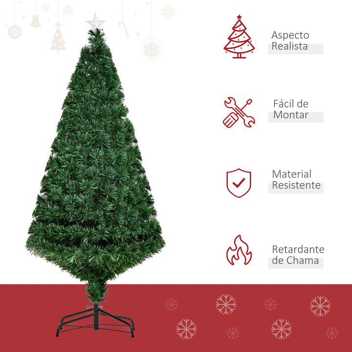Árvore de Natal Verde F 60 x 150 cm + Luzes LED