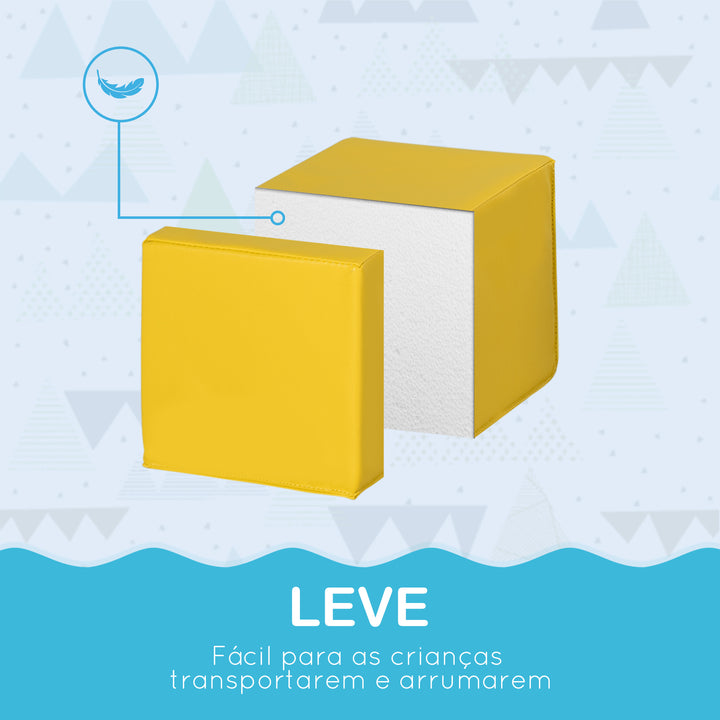 Conjunto de 12 Blocos Psicomotricidade para Crianças Blocos de Construção Figuras de Construção Brinquedo para Aprendizagem Multicor