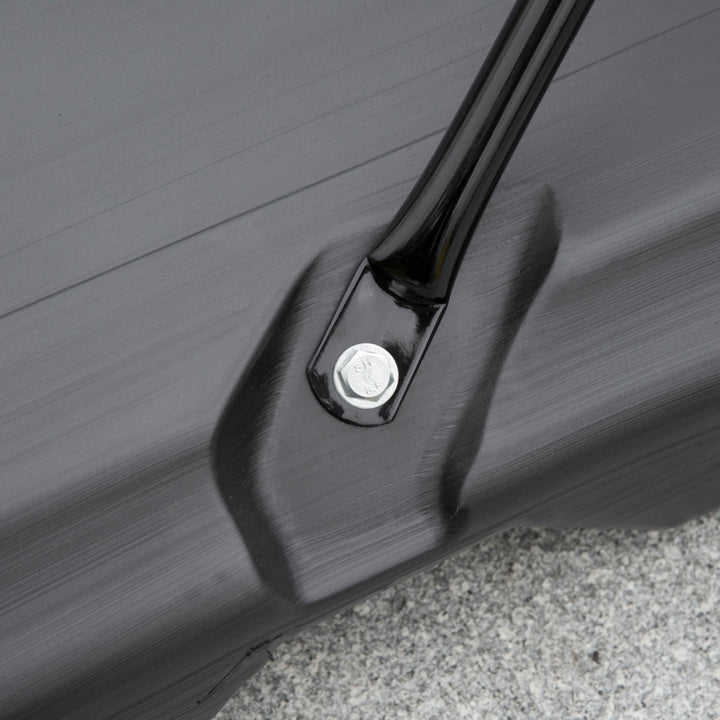 Tabela de Basquetebol para Exterior Altura Ajustável 160-210 cm Tabela Portátil com P Rodas e Base Preenchível com Compartimento para Adolescentes e Adultos