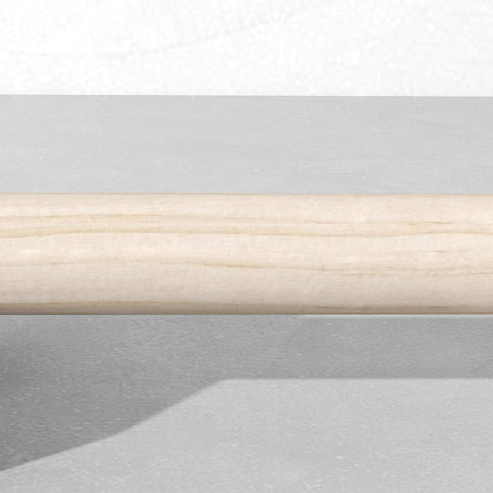 Barras Paralelas de Madeira para Calistenia Barras Paralelas com Tapete Antideslizante para Treino en Ginásio Casa 30x13x10 cm Natural