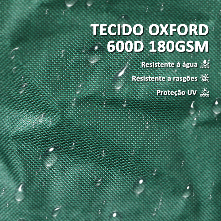 Conjunto de 4 Sacos para Resíduos de Jardim 86L Sacos para Resíduos Resistentes com Pegas Tampa com Fecho e Desenho Pop-Up Dobráveis e Reutilizáveis Ø47x50 cm Verde