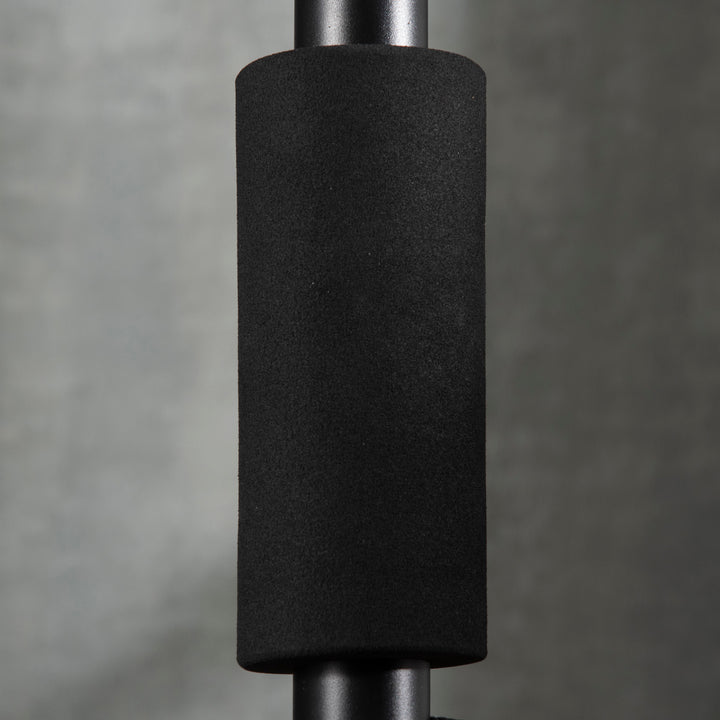 Máquina Multi Estação de Treino Estação de Treino com Pesos Ajustáveis Press de Perna e Polia para Ginásio em Casa 170x104x205 cm Preto