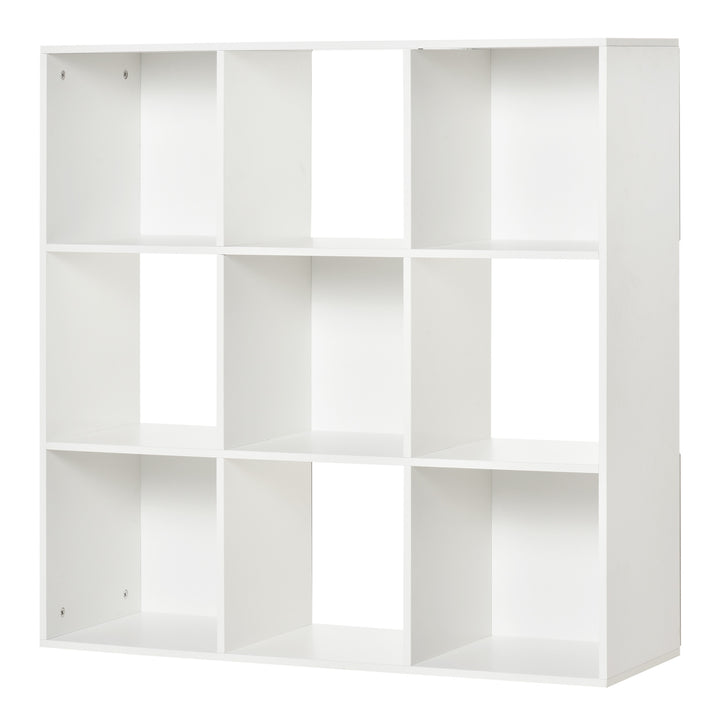 Armário de Arrumação 9 Cubos Estante de Exposição 91,5x29,5x91,5cm Branco