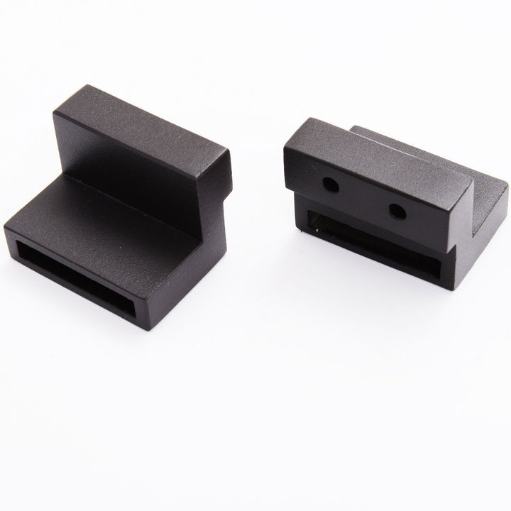 Kit de Instalação de Calha para Porta de Correr sem Obra - Cor Castanho - Aço Carbono – 200 x 4 x 0,8 cm