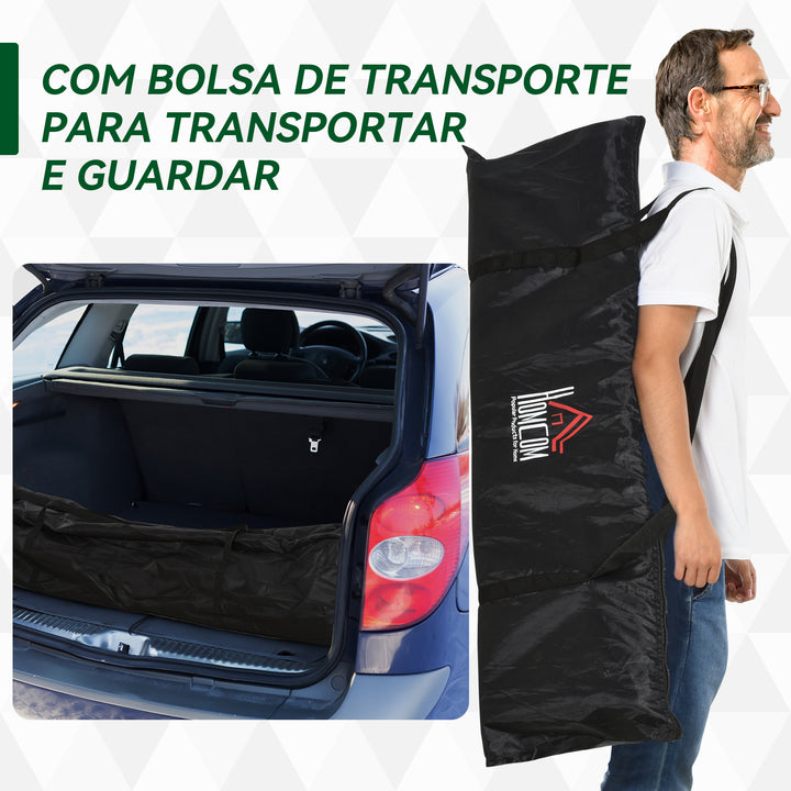 Balizas de Futebol Dobráveis Balizas de Futebol para Crianças e Adultos com Saco de Transporte para Exterior Jardim Treino 183x90x90 cm Preto