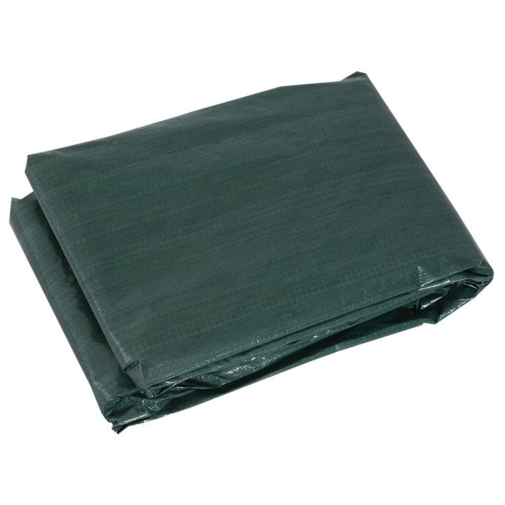 Capa Protetora para Móveis Retangular Cobertura de Móveis para Jardim Impermeável Anti-UV Antipó para Terraço Varanda 235x190x90 cm Verde