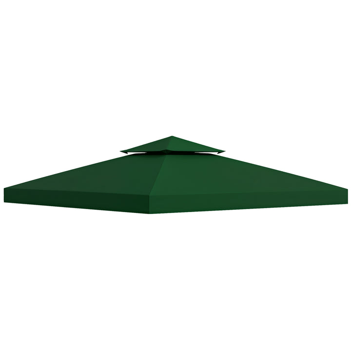 Teto de Reposição para tenda 300x300cm Poliéster Verde Telhado de substituição
