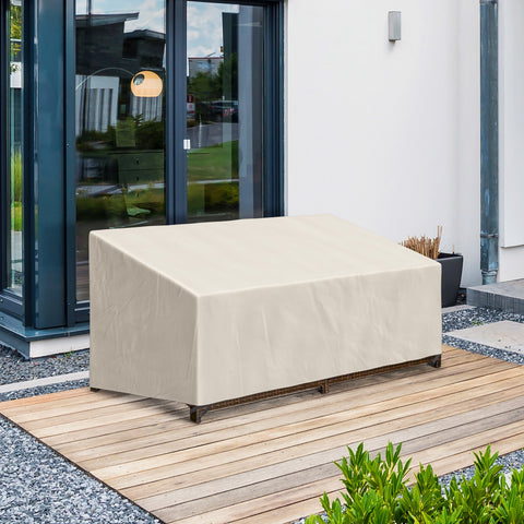 Funda Protetora de Banco 3 lugares Capa Protetora para Móveis Impermeável Exterior jardim para sofá mesas cadeiras de churrasco 218x111x63 / 101cm