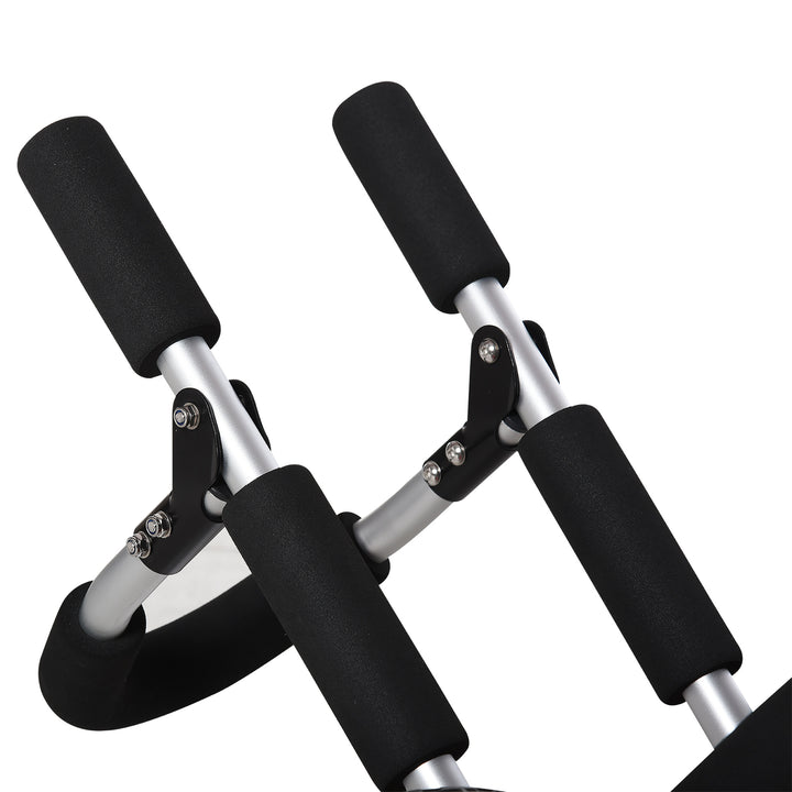 Carrinho de Transporte para Prancha de Surf Carrinho de Transporte Dobrável com 2 Rodas Carga Máxima 45 kg e Estrutura de Alumínio para Prancha de Surf com Espessura Inferior a 12,5 cm 64x55x38,5 cm Preto e Vermelho