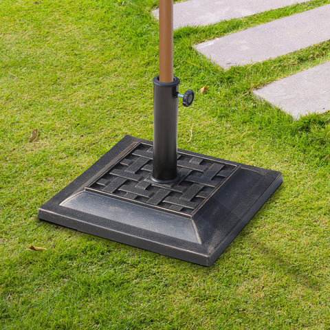 Base guarda-sol Resina Bronze 44 x 44 x 33 cm