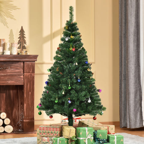 Árvore de Natal verde com enfeites F75x150cm Artificial Árvore Decoração