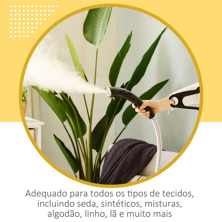 Ferro a Vapor com Tanque 1,4L e Temperatura Ajustável em 11 níveis 1800W 26x21,5x146cm