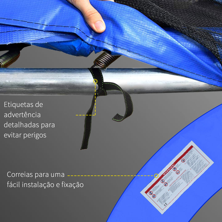 Coberta Proteção fronteira Cama elástica 244 cm Azul Trampolins