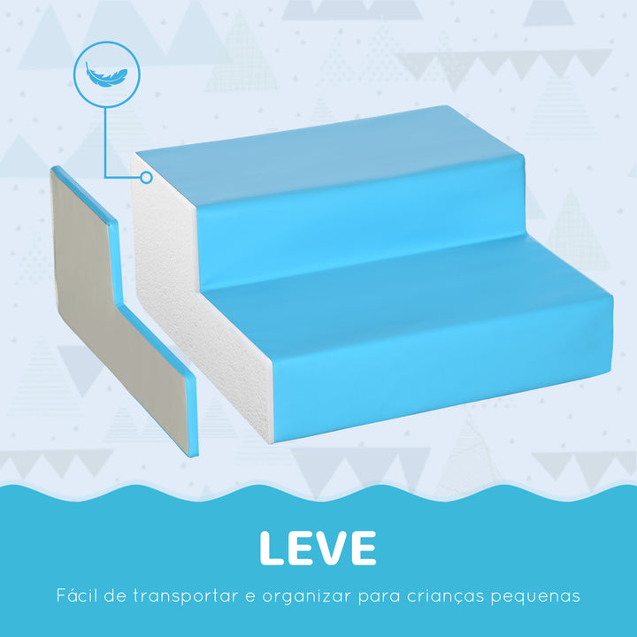 Conjunto de 6 Blocos de Espuma para Crianças de 12-36 Meses Blocos de Construção Brinquedo Educativo Infantil para Escalar Multicor