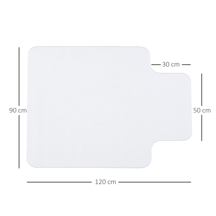 Tapete para Cadeira de PVC Transparente 90x120 cm