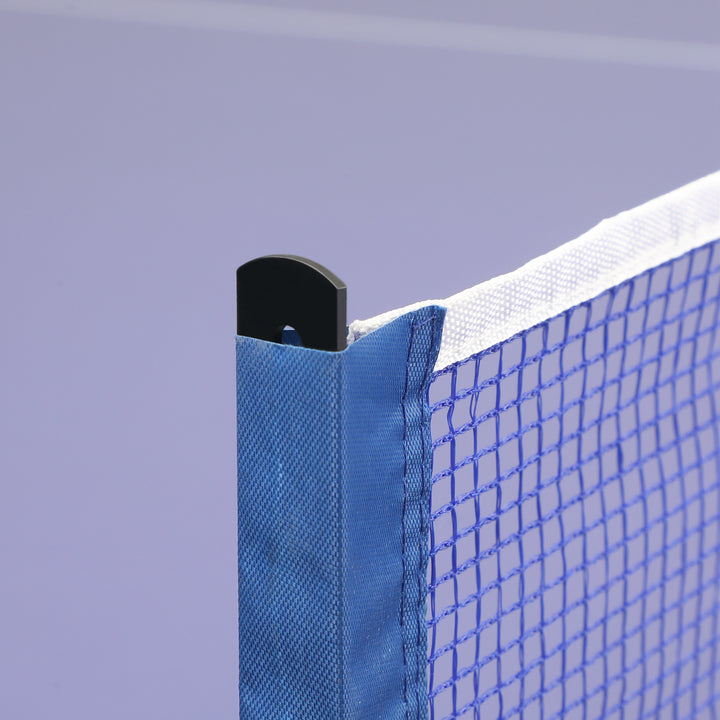 Mesa de Ping Pong Dobrável com Rede – Cor Azul – Aço e MDF – 152.5x274x76cm