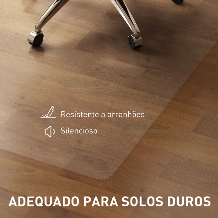 Tapete Protetor para Chão 100x150 cm Tapete para Cadeira de Escritório Protetor de Chão Transparente
