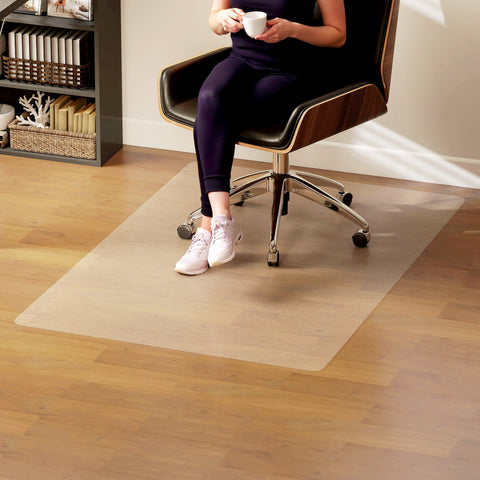 Tapete Protetor para Chão 100x150 cm Tapete para Cadeira de Escritório Protetor de Chão Transparente