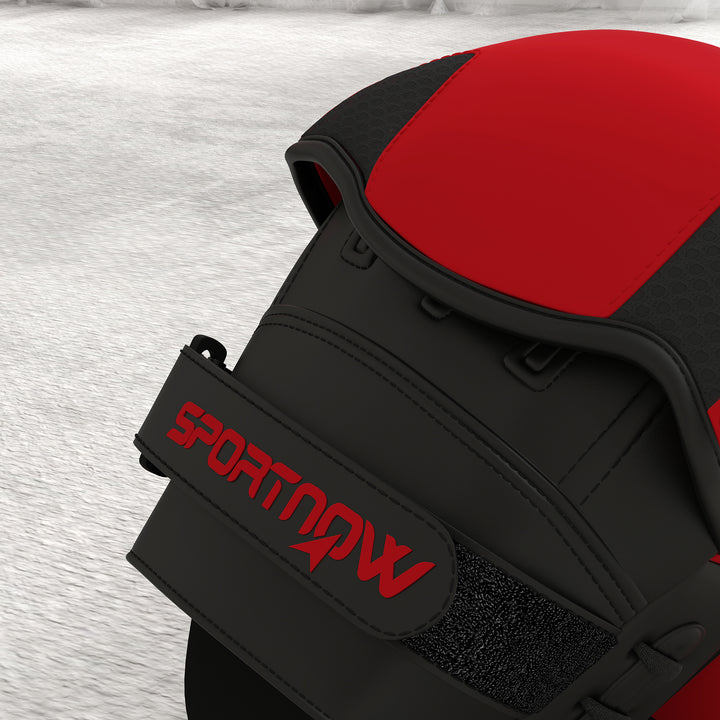 Plastrons de Boxeo Paos de Muay Thai MMA para Treino de Boxeo Boxing Karate Taekwondo Artes Marciais 24x19x4 cm Vermelho